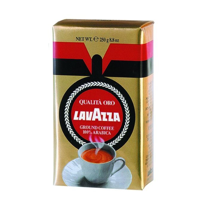 Кава Lavazza мелена 250г, пакет "Qualita Oro" (prpl.12911)