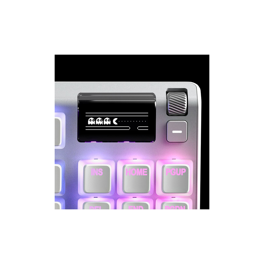 Клавіатура SteelSeries Apex 7 Ghost TKL UA USB White (SS64656) зображення 3