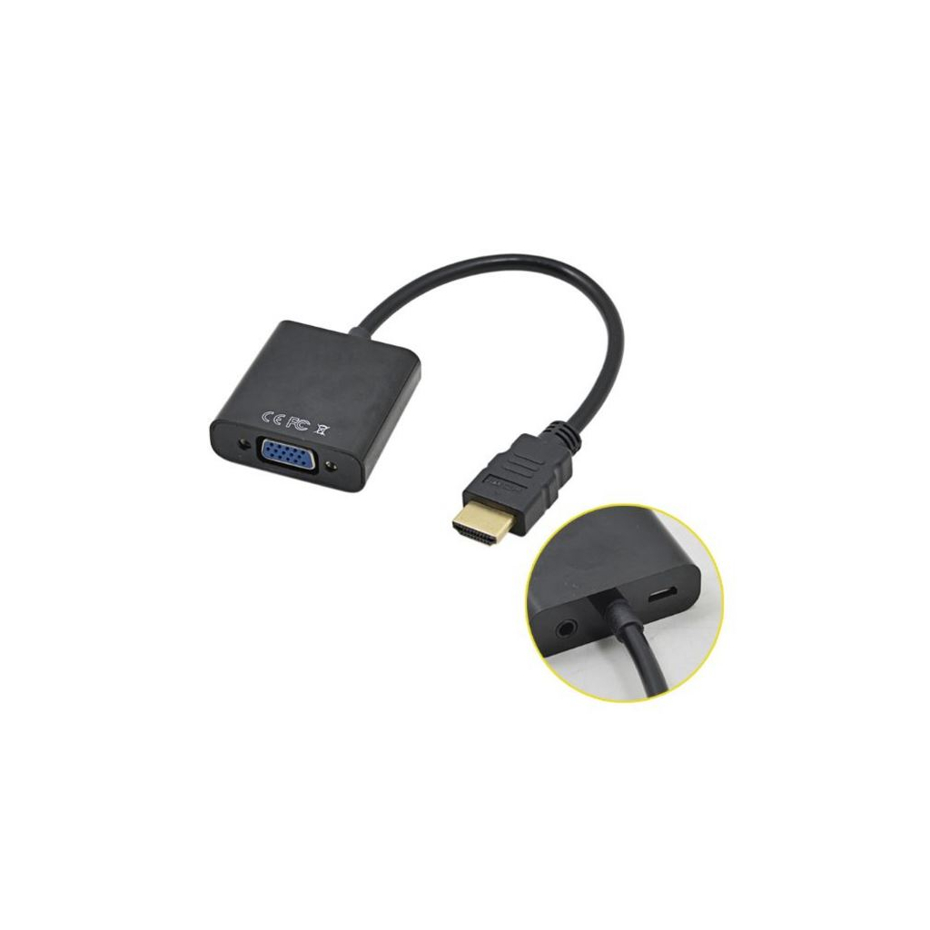 Перехідник ST-Lab HDMI male to VGA F (з кабелями аудіо і живлення від USB) (U-990) зображення 7