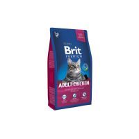 Сухий корм для кішок Brit Premium Cat Adult Chicken 8 кг (8595602513093) зображення 2