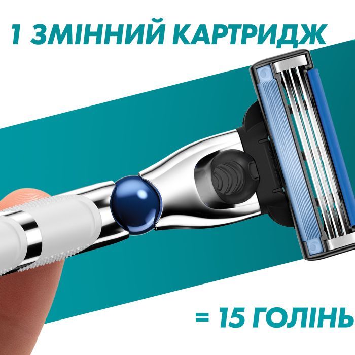 Сменные кассеты Gillette Mach3 Turbo 5 шт. (7702018552344) изображение 5