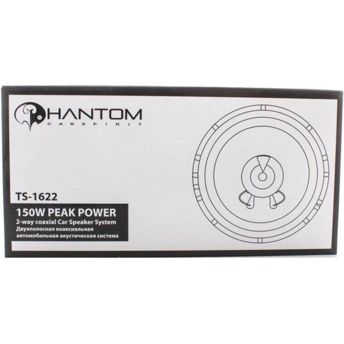 Коаксиальная акустика Phantom TS-1622 изображение 4