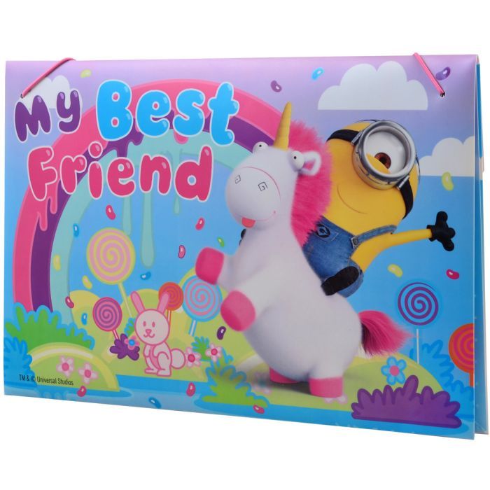 Папка на резинках Yes А4 Minions Fluffy (491684) изображение 2