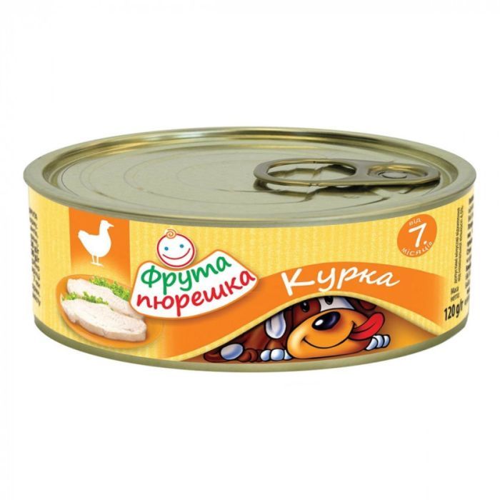 Детское пюре Фрута пюрешка курица 120 г (8595139774004)