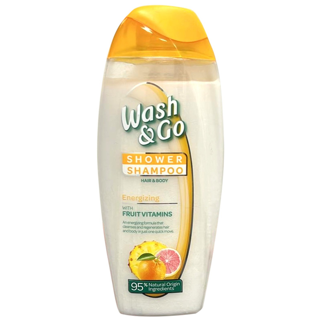 Шампунь Wash&Go 2 в 1 Энергия витаминов фруктов 250 мл (8008970053127)