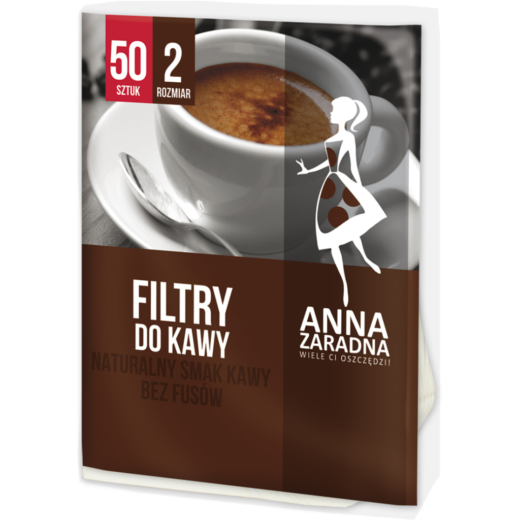 Фильтр для кофе Anna Zaradna №2 50 шт. (5903936019175)