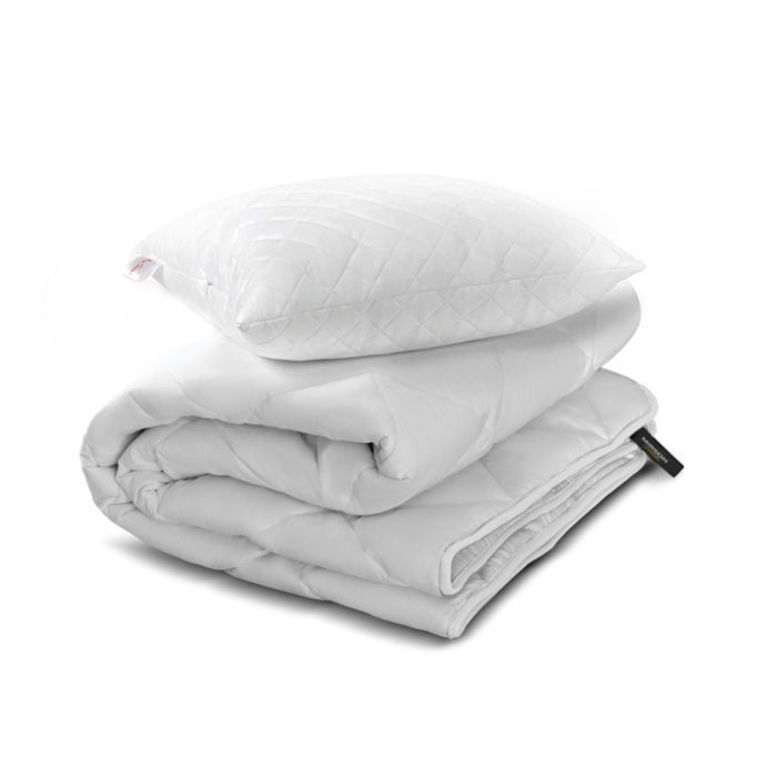 Ковдра MirSon Набір Бавовняний №1705 Eco Light White Ковдра 220х240 + поду (2200002656313) зображення 10
