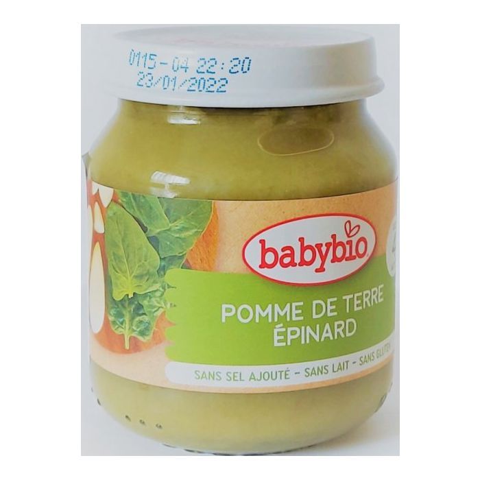 Детское пюре BabyBio из картофеля и шпината с 4 месяцев 130 г (3288130510454) изображение 2