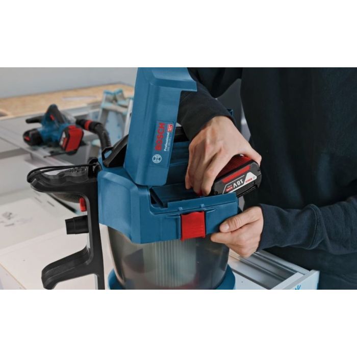 Пилосос будівельний Bosch GAS 18V-10 L (без АКБ та ЗП) (0.601.9C6.302) зображення 9