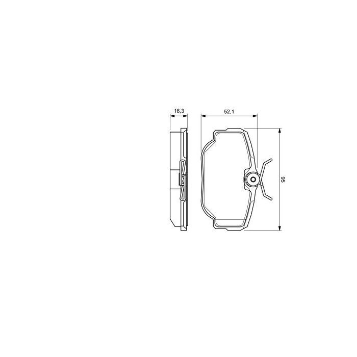 Тормозные колодки Bosch 0 986 424 564 изображение 4