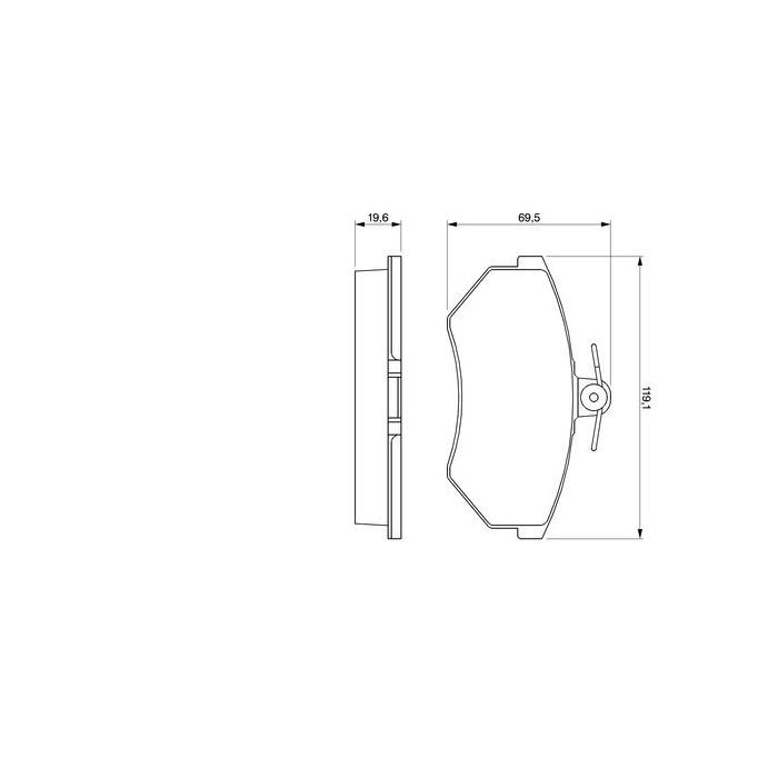 Тормозные колодки Bosch 0 986 460 944 изображение 7