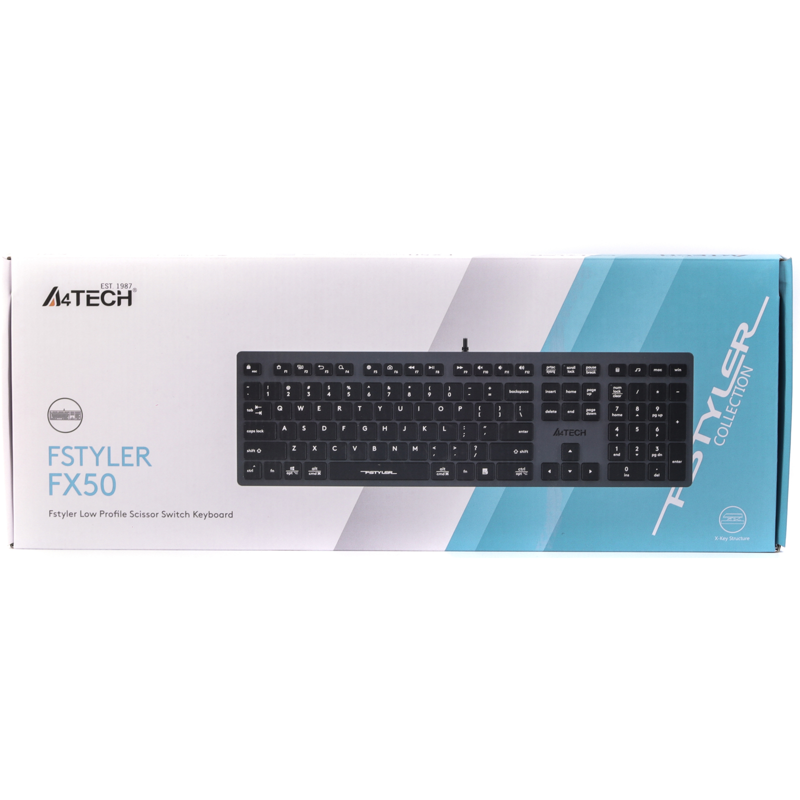 Клавіатура A4Tech FX-50 USB Grey зображення 5