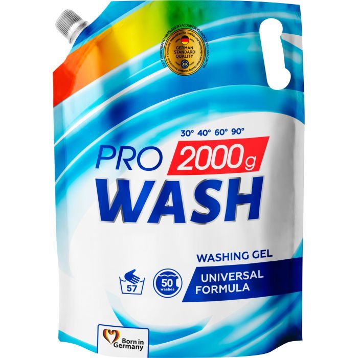 Гель для стирки Pro Wash Универсальный 2 кг (4260637722096)