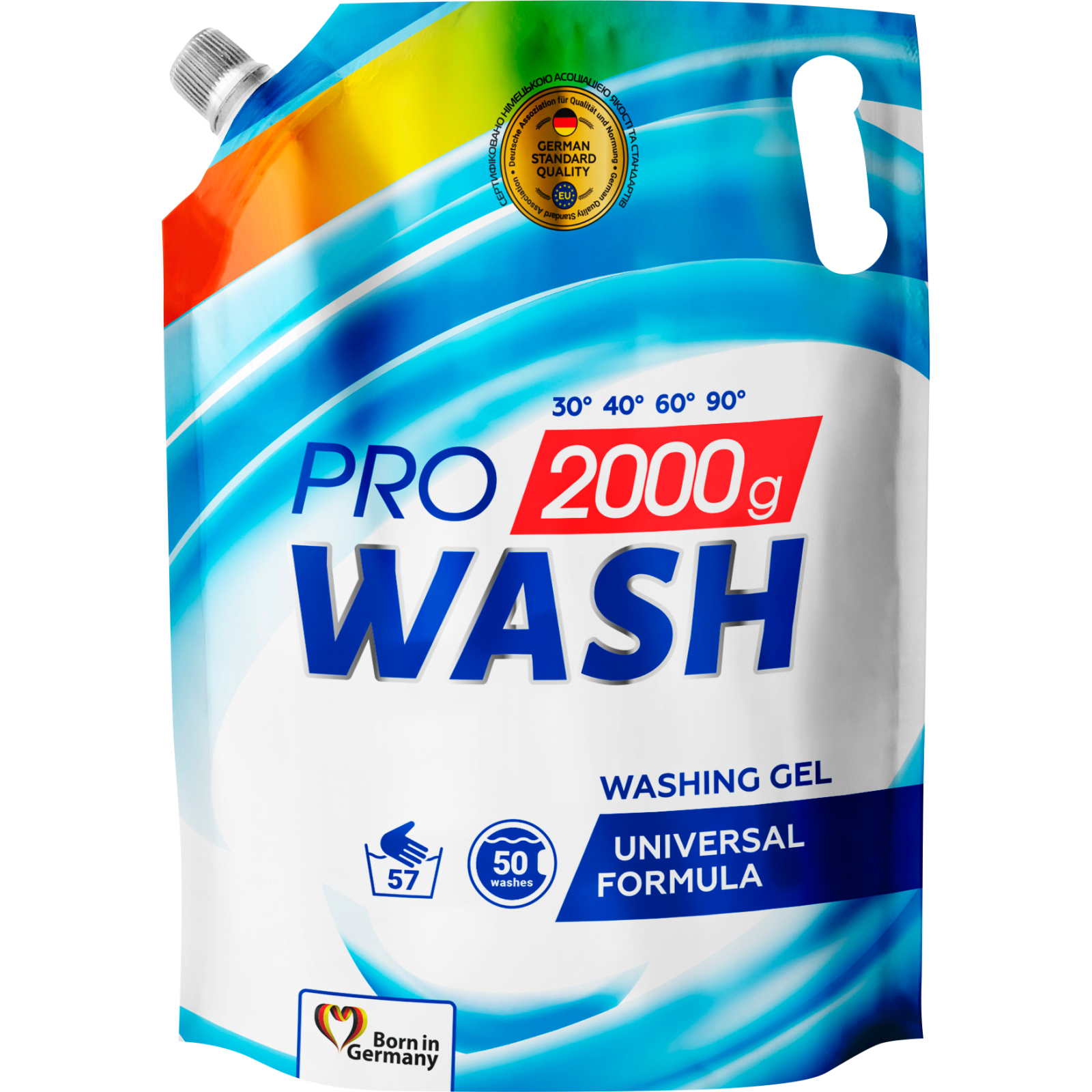 Гель для прання Pro Wash Універсальний 2 кг (4260637722096)