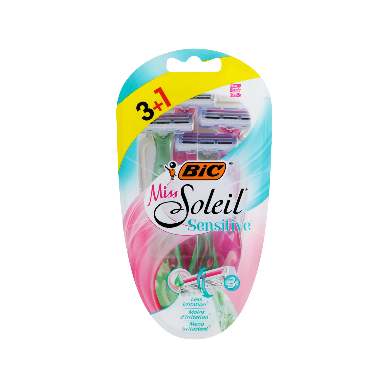 Бритва Bic Miss Soleil Sensitive 3+1 шт. (3086123534605)