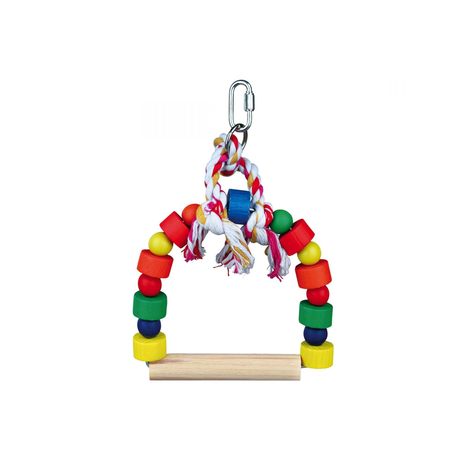 Игрушка для птиц Trixie Качеля с веревкой 13х19 см (4011905058283)