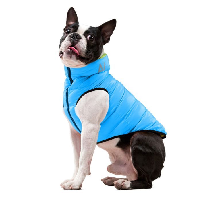 Курточка для животных Airy Vest двусторонняя XS 25 салатово-голубая (1597) изображение 3