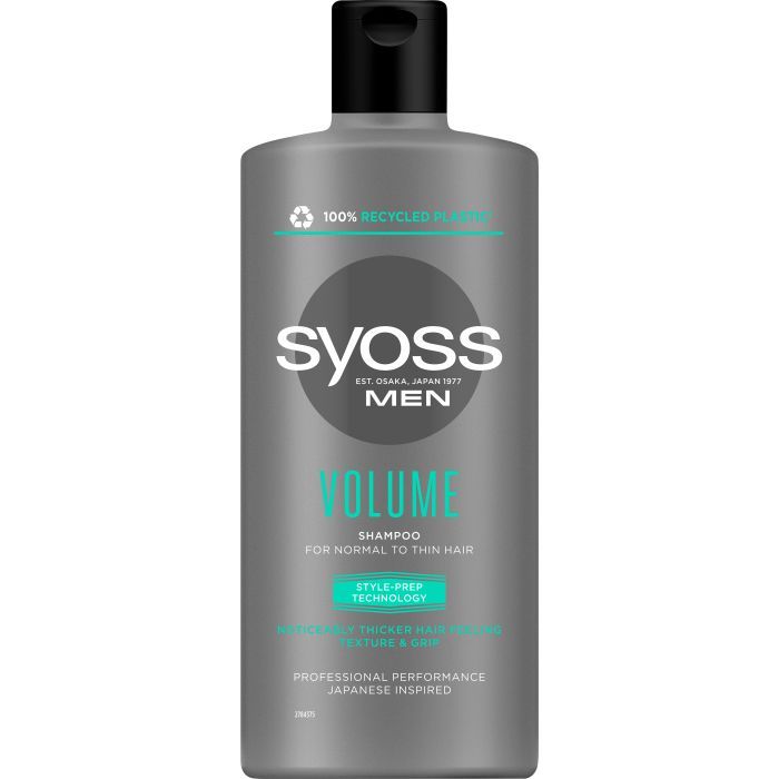 Шампунь Syoss Men Volume для нормального та тонкого волосся 440 мл (9000101277456)