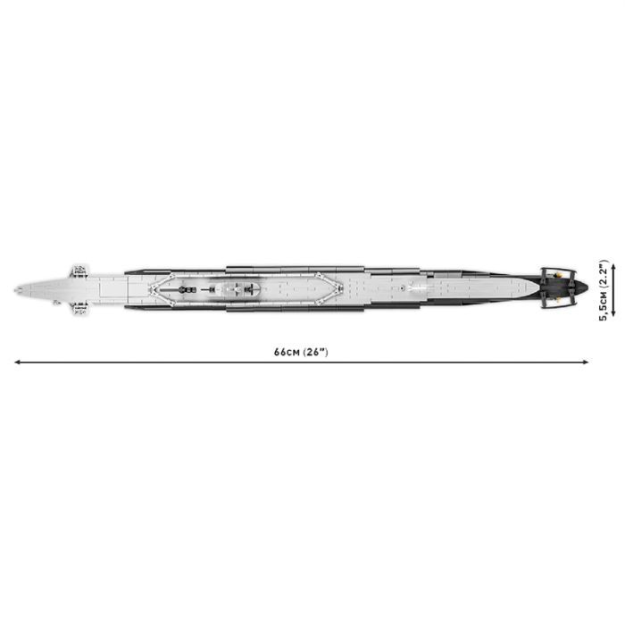 Конструктор Cobi Подлодка Танг SS-306, 777 деталей (COBI-4831) изображение 5