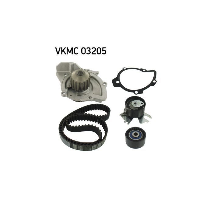 Комплект ременя ГРМ з помпой SKF VKMC 03205