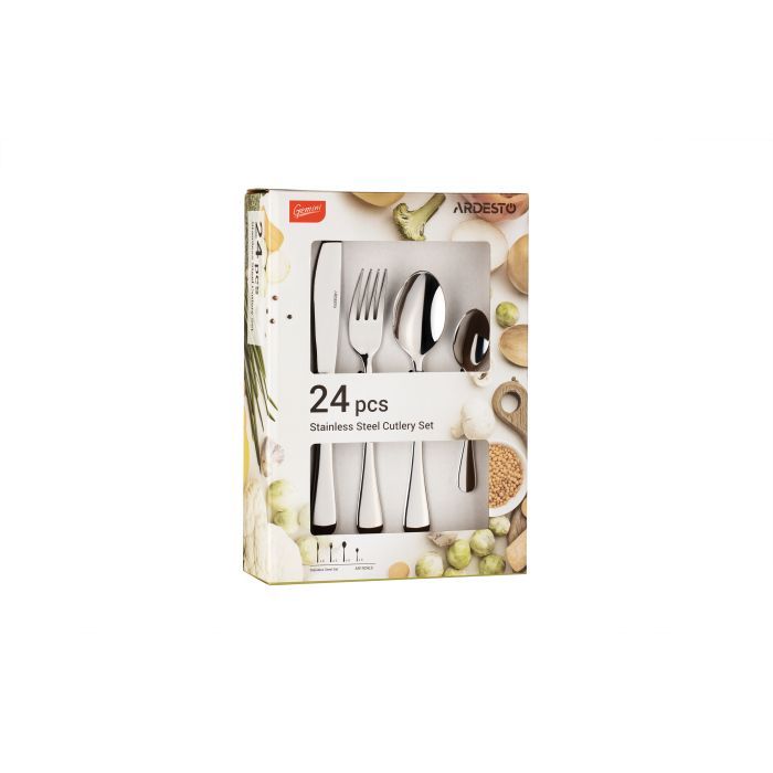 Набор столовых приборов Ardesto Gemini Luster 24 пр (AR1924LS) изображение 2