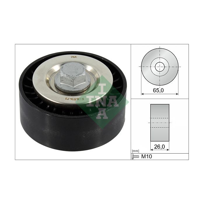 Ролик натягувача ременя INA 532 0896 10