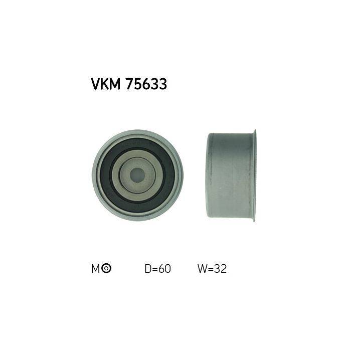 Ролик натягувача ременя SKF VKM 75633