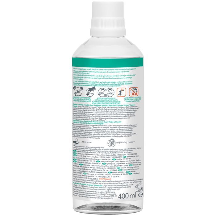 Ополаскиватель для полости рта Elmex Sensitive Plus 400 мл (7610108065370) изображение 2