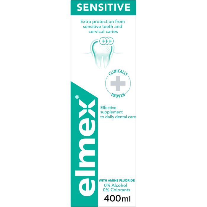 Ополаскиватель для полости рта Elmex Sensitive Plus 400 мл (7610108065370) изображение 4