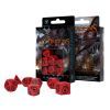 Набор кубиков для настольных игр Q-Workshop Dragons Red black Dice Set (7 шт) (SDRA04) изображение 2