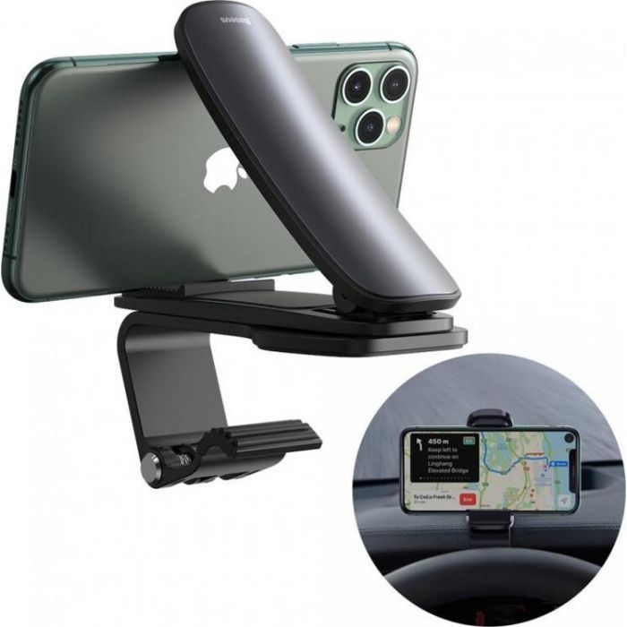 Универсальный автодержатель Baseus Big Mouth Pro Car Mount (applicable to centre console) Black (SUDZ-A01) изображение 5