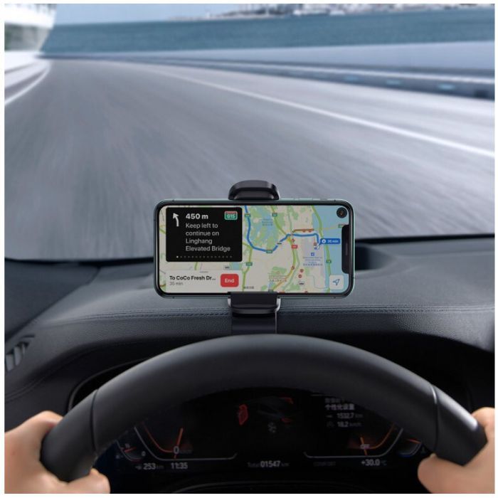 Универсальный автодержатель Baseus Big Mouth Pro Car Mount (applicable to centre console) Black (SUDZ-A01) изображение 7