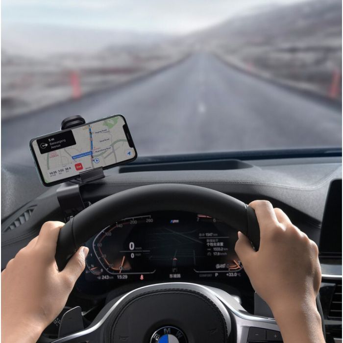 Универсальный автодержатель Baseus Big Mouth Pro Car Mount (applicable to centre console) Black (SUDZ-A01) изображение 8