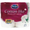 Туалетная бумага Perfex Cotton Like Premium White 3 слоя 4 рулона (8606102287329)