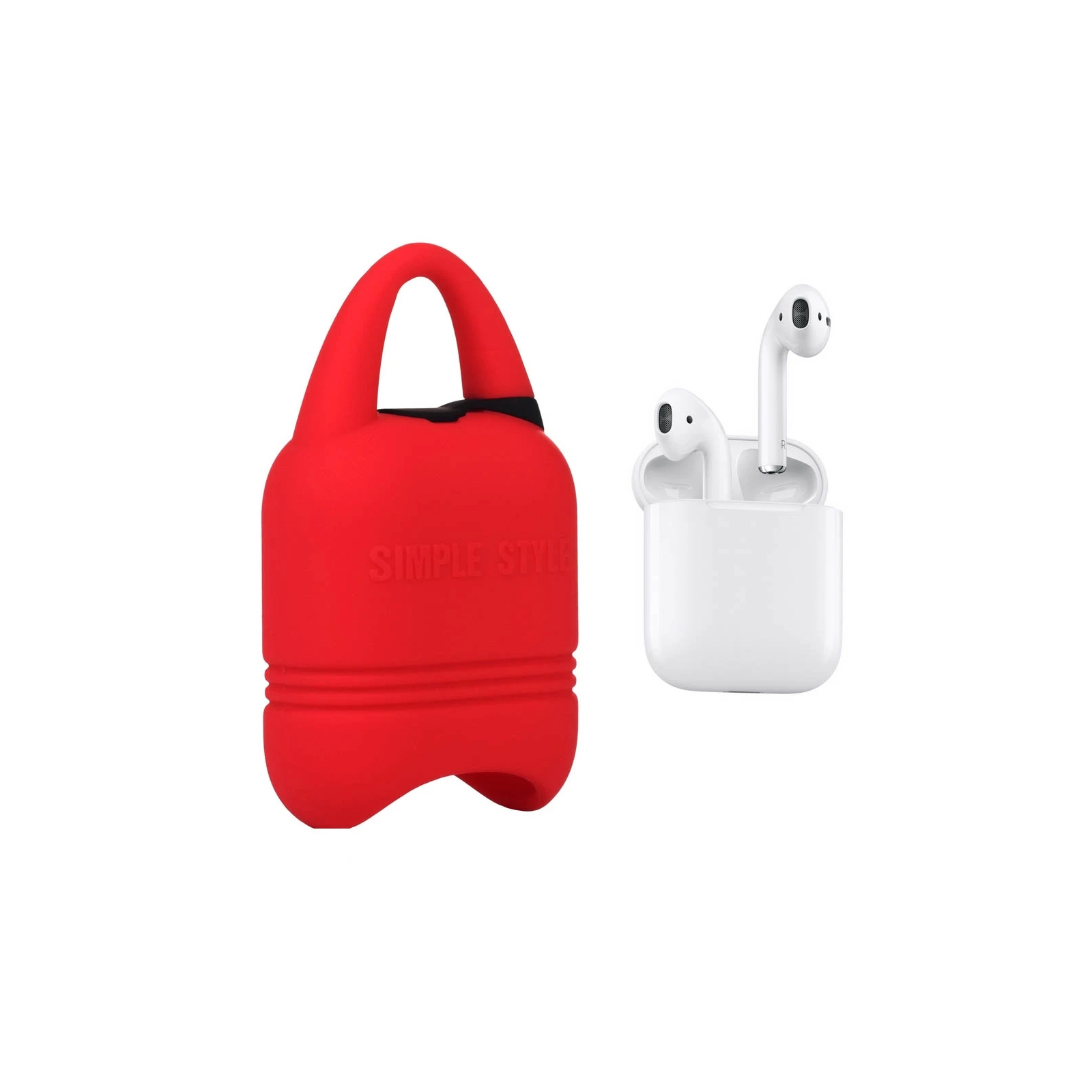 Чохол для навушників Kindon i-Smile для Apple AirPods IPH1430 Red (702347) зображення 2