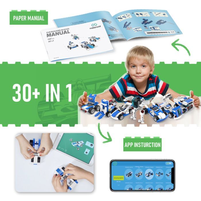 Конструктор Makerzoid Fun Building Blocks (MKZ-BK-FB) зображення 7