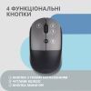 Мишка 2E MF218 Silent Wireless/Bluetooth Black/Grey (2E-MF218WBG) зображення 4