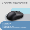 Мишка 2E MF218 Silent Wireless/Bluetooth Black/Grey (2E-MF218WBG) зображення 5