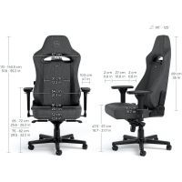 Кресло игровое Noblechairs HERO ST TX Gaming Chair Anthracite (NBL-HRO-ST-ATC) изображение 6