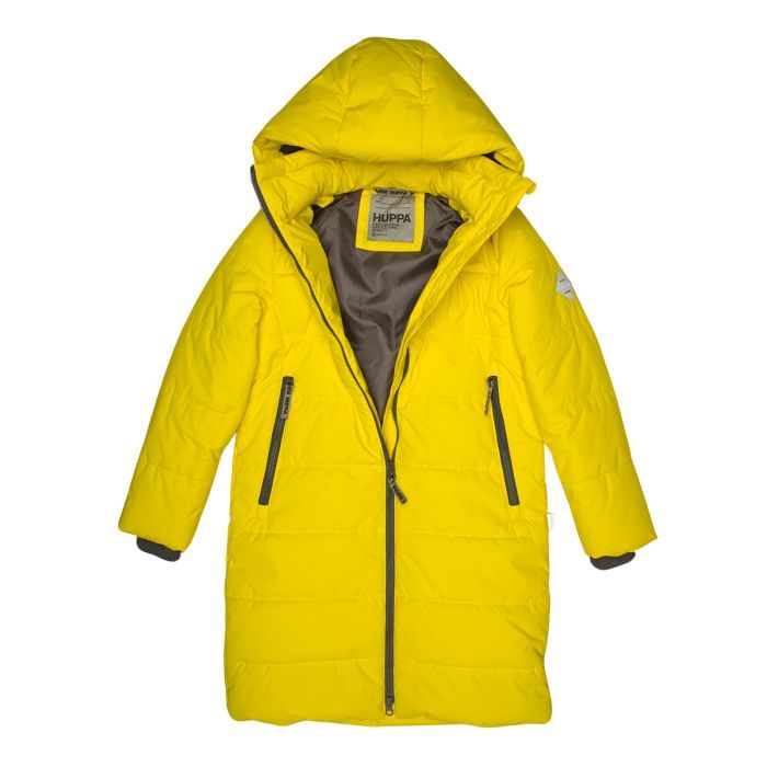 Пальто детское Huppa NINA 12590030 жёлтый 152 (4741632123885) изображение 4