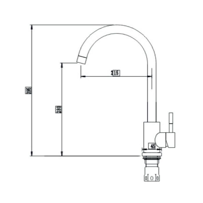 Смеситель Interline Silvio sateen изображение 8