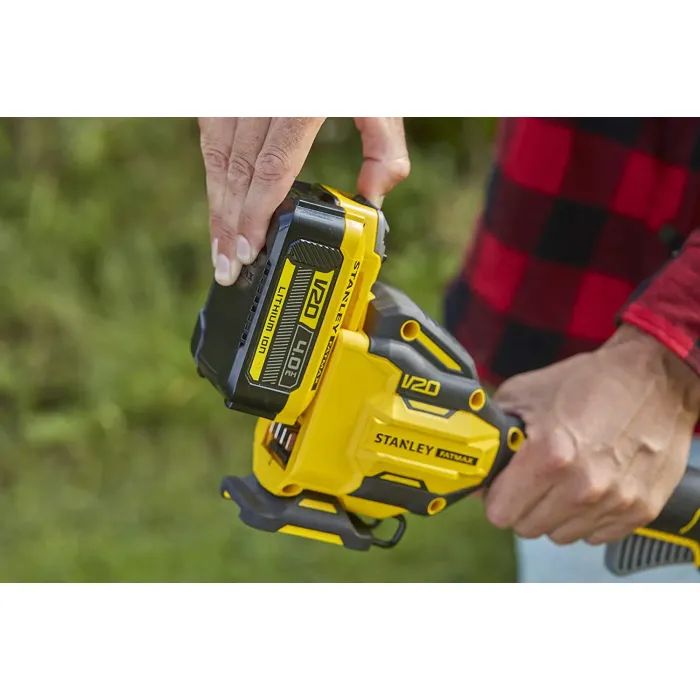Тример садовий Stanley FatMax, 18V (20 В), 4Ah, 6000 об., 33 см (SFMCSTB933M) зображення 5