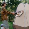 Палатка Naturehike NH17Z002-P Душ/Туалет Коричневий (6927595795934) изображение 5