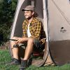 Палатка Naturehike NH17Z002-P Душ/Туалет Коричневий (6927595795934) изображение 8