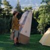 Палатка Naturehike NH17Z002-P Душ/Туалет Коричневий (6927595795934) изображение 9