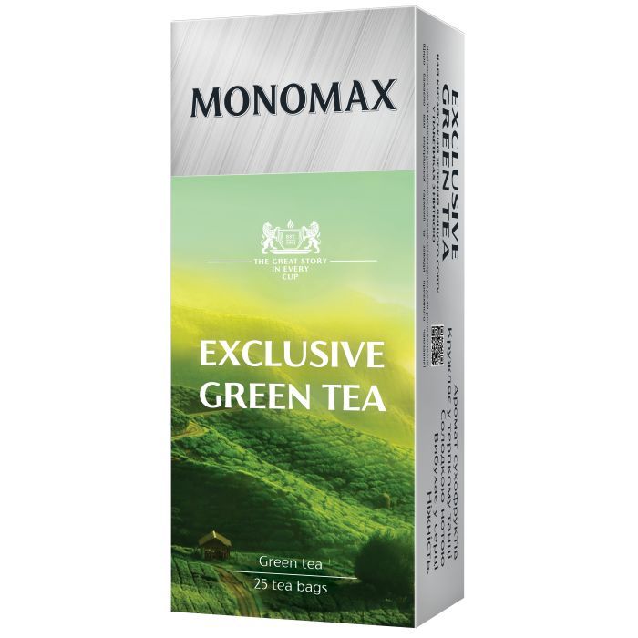 Чай Мономах Exclusive Green Tea 25х1.5 г (mn.12500)