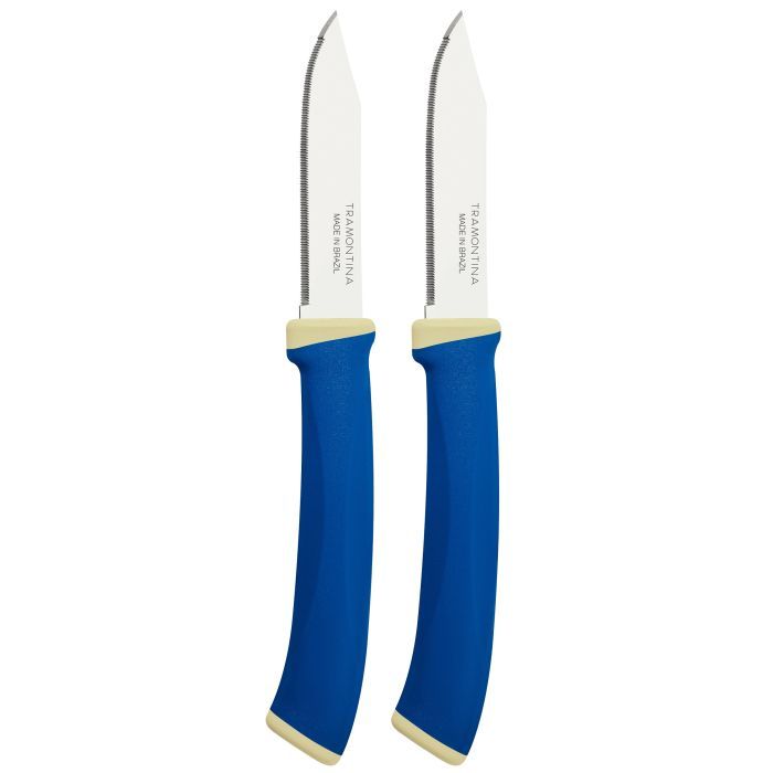 Набор ножей Tramontina Felice Blue Vegetable Serrate 76 мм 2 шт (23491/213)