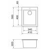 Мийка кухонна GRANADO CADIZ gris (gr2308) зображення 6