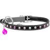 Ошейник для животных WAUDOG GLAMOUR с резинкой и стразами для кошек (черный) (32541) изображение 2