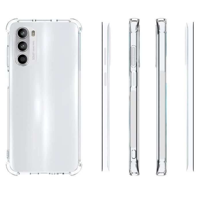 Чохол до мобільного телефона BeCover Anti-Shock Motorola Moto G52/G82 Clear (709320) зображення 2